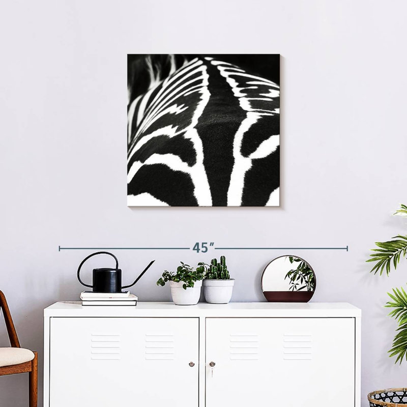 Brampt Zebra Stripes Pattern VI, 24" H x 24" W
