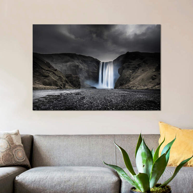 «Island», impression sur toile, H 18 po x l 26 po x P 1,5 po, Toile tendue, Pas de tapis
