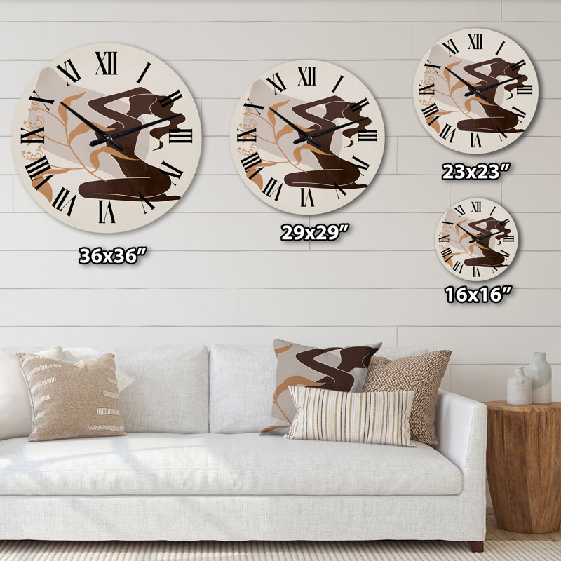 Horloge murale Minimal Boho, Moyen
