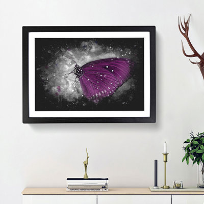 Butterfly upon a Flower - Framed Print