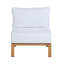 Ensemble de conversation moderne pour 5 personnes avec coussins en polyester et table basse Vine