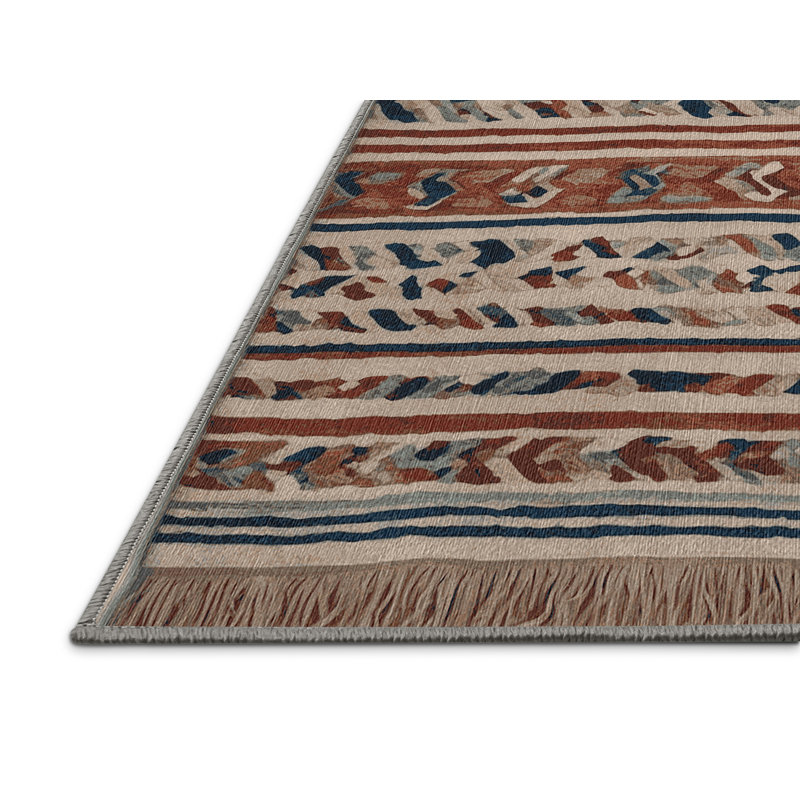Tapis gris lavable à la machine GSIX03614, Carré 7 pi