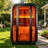 1-2 Person Outdoor Traditional Carbonized Spruce Wood Sauna With Tinted Glass Door And 6kw Electric Heater