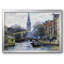 Canal in Amsterdam, 1874, reproduction d'art sur toile-95889021-95889025