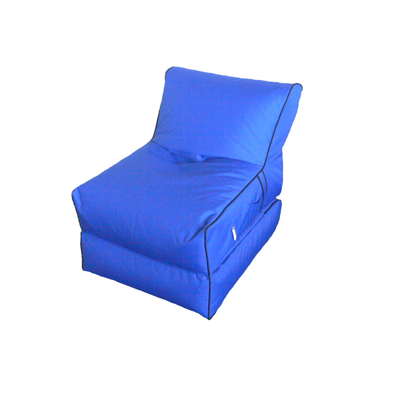 Fauteuil à billes Jumbo, Mélange de polyester bleu