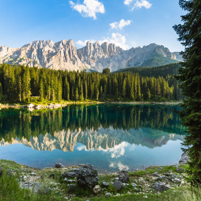 Dolomites Alpine Lake by Deimagine