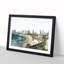 Tel Aviv Israel Skyline - Framed Print-56712465-56712467