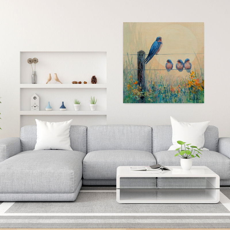 Art contemporain animal de la grange, H 36 po x l 36 po