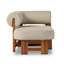 Malta Outdoor Teak Chaise Lounge