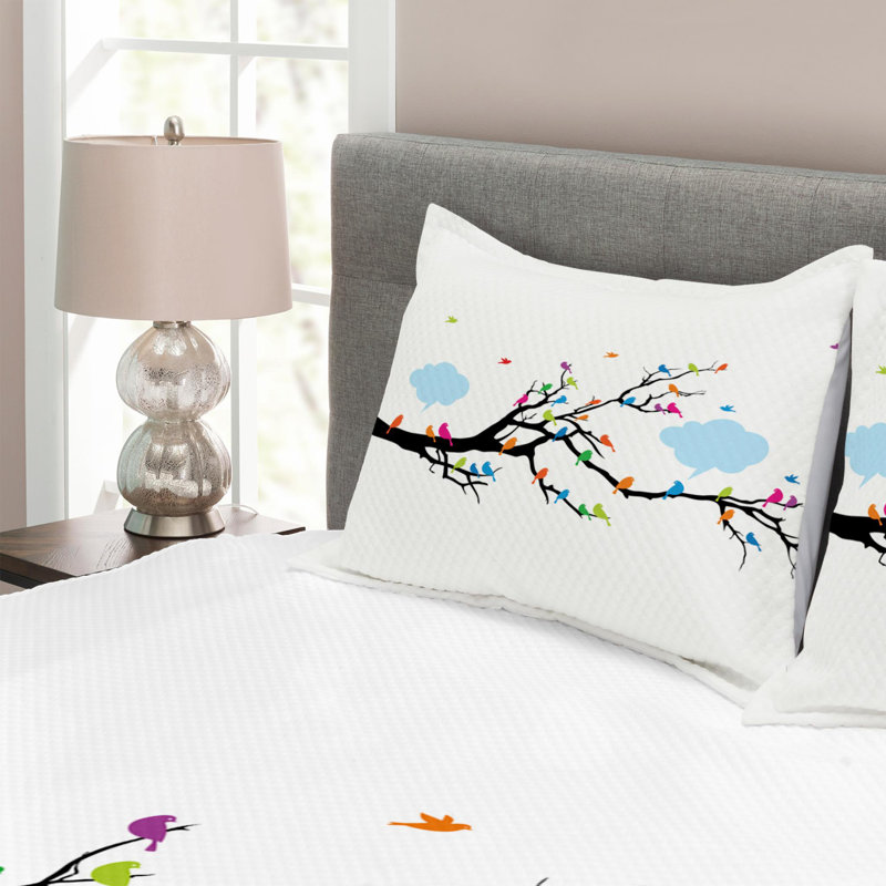 Farmhouse / Country Polyester Coverlet, Queen Coverlet + 2 Shams