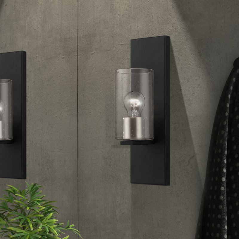 Yvelisse Steel Candle Wall Light
