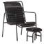 Fauteuil d'appoint avec repose-pieds pour le salon-1696148256
