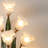 Artistic Floral Wall Light: 6 - Light Greenery Design