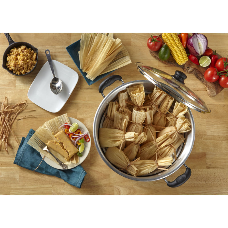 IMUSA Aluminum Steamer Basket, 20-qt.