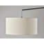 Lampe sur pied arquée 73 po Kadin