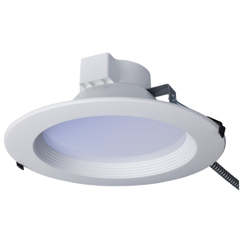 11.78" Ultra Slim Selectable CCT Remodel or New Construction IC LED Canless Recessed Lighting Kit