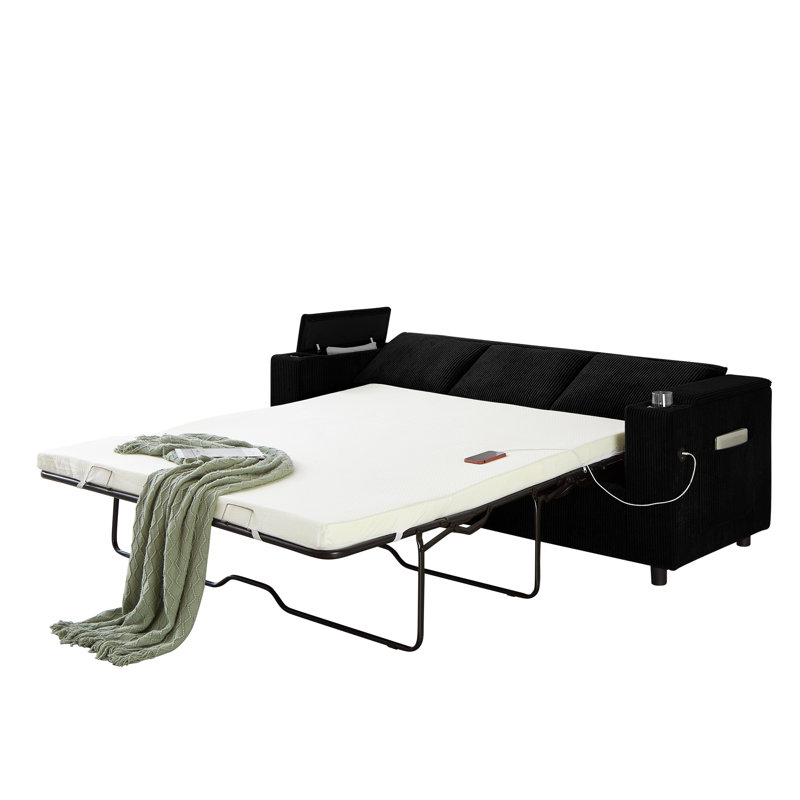 Grand canapé-lit gigogne, Black