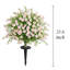 Ensemble de 2 fleurs artificielles 25,6 "avec épis-740129869
