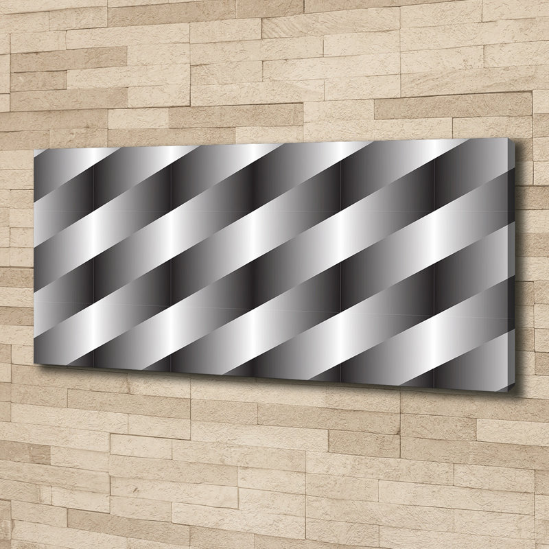 Abstraction Stripes - No Frame Print on Canvas