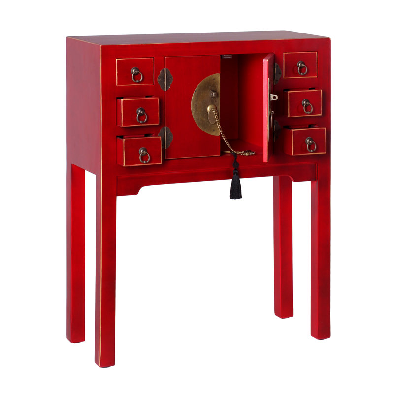 Kilwin 406.45cm Console Table, Red