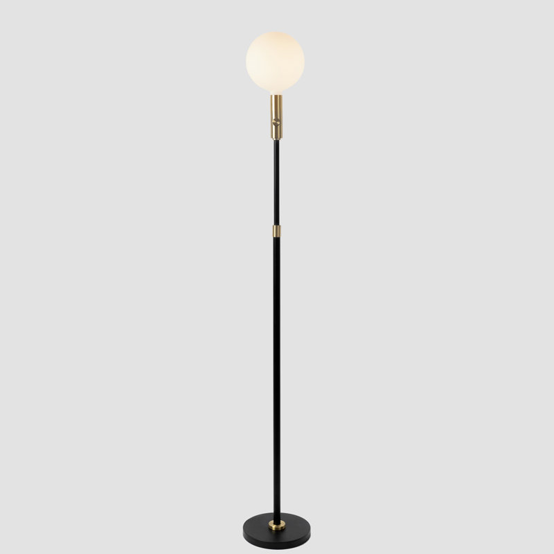 Lampe sur pied réglable Poise en laiton
