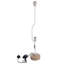 Elijahjames 120cm Khaki Column Floor Lamp-231922332