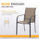 Eilardt 4 - Person Metal Patio Dining Set with Round Table