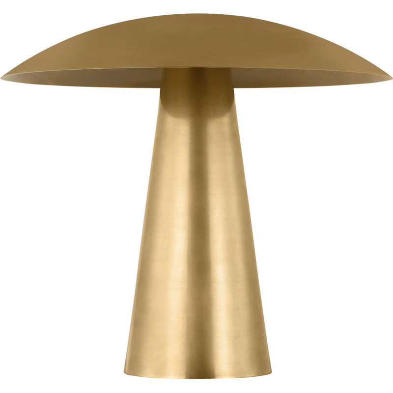 Aegis Medium Table Lamp, Hand Rubbed Antique Brass