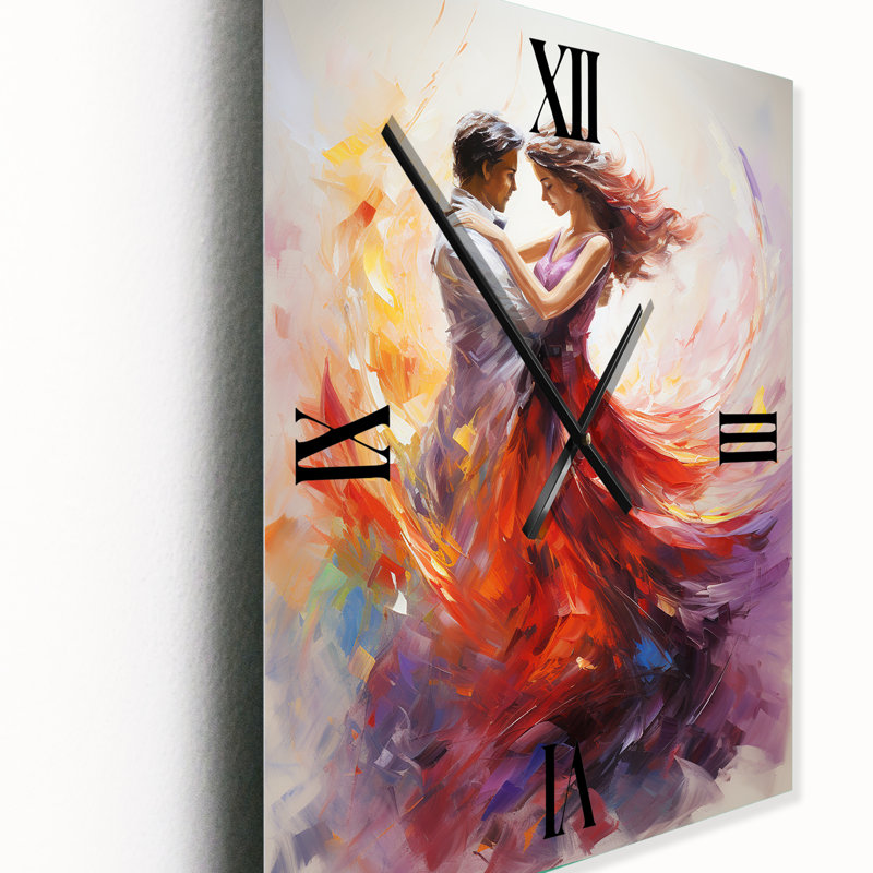 Horloge murale Soulful Dancing IV, Médium