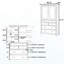 Garde-manger autoportant de 43,3 po x 20 po x 77,3 po - 5 tiroirs + 8 tablettes au total-880455870