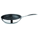 GLAMOUR DIAMOND Stainless Steel Non-Stick Frying Pan