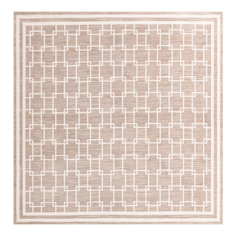 Jill Zarin Metropolitan Uptown Rug Beige, Square 10'