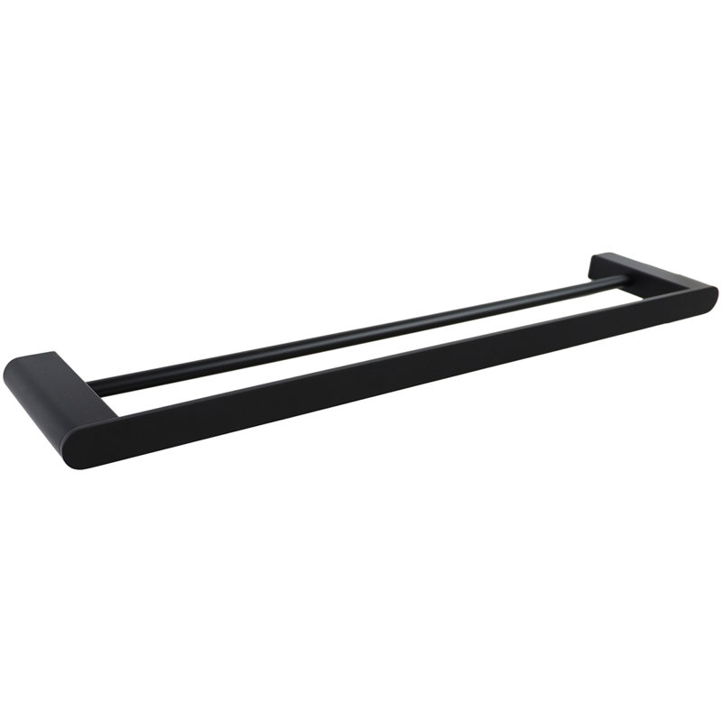 Barre à serviettes murale 24 "Midtown, Noir mat