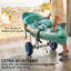 Chariot de kayak avec largeur réglable et grandes roues-172576155