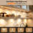 10 Pack Smart Plug-In Under Cabinet Puck Lights, 3000K-6000K Dimmable CCT, Alexa & Google Voice Control, Slim LED Counter Lights for Kitchen Shelves Closets-113277224