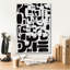"Epic Graffiti" Noir "par Ishita Banerjee, art mural sur toile, 18 po x 26 po
