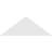Triangle Surface Mount Non-Functional Standard Frame PVC Gable Vent 11/12 Pitch-43315892