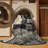 Machine Washable Kendari Excavator Construction Vehicle Industrial Block Print Rug in Beige – Black Binding-474271181