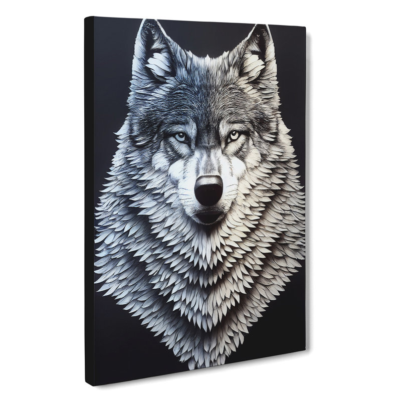 Wolf Spikes No.2 - Wrapped Canvas, 60cm H x 40cm W x 3cm D