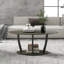 Table basse ovale à 2 niveaux avec rangement central Mandy-803042134-803042137