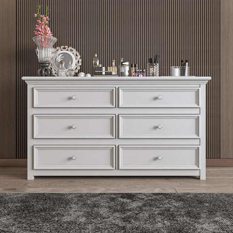 Commode combinée 6 tiroirs Ardice