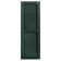 Straight Top Open Louver Shutters Pair