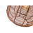 1-Light Brown Woven Rattan Pendant