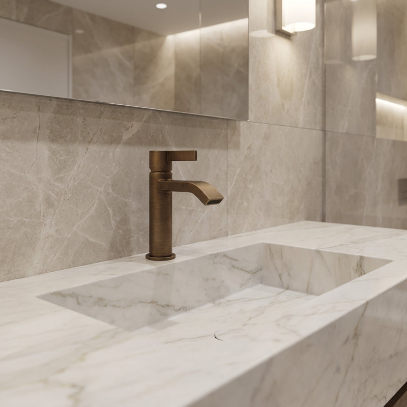 Single Lever Basin Mixer Faucet, Polished Chrome