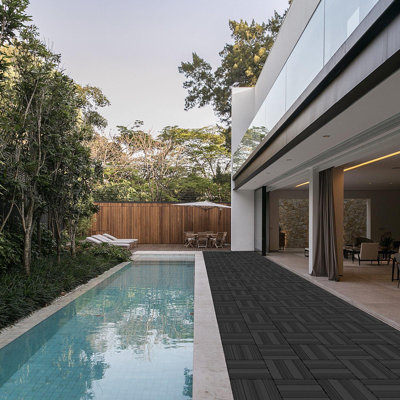 Tiles- Waterproof Outdoor And Indoor Flooring For Patio, Balcony, Porch, Backyard, Bedroom