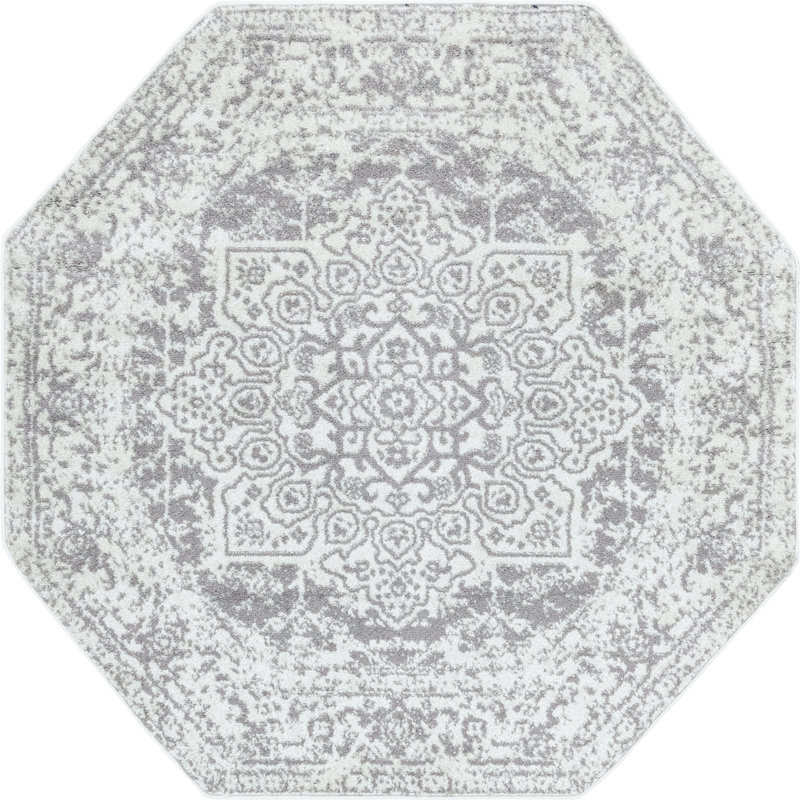 Oriental Area Rug, Octagon 152cm