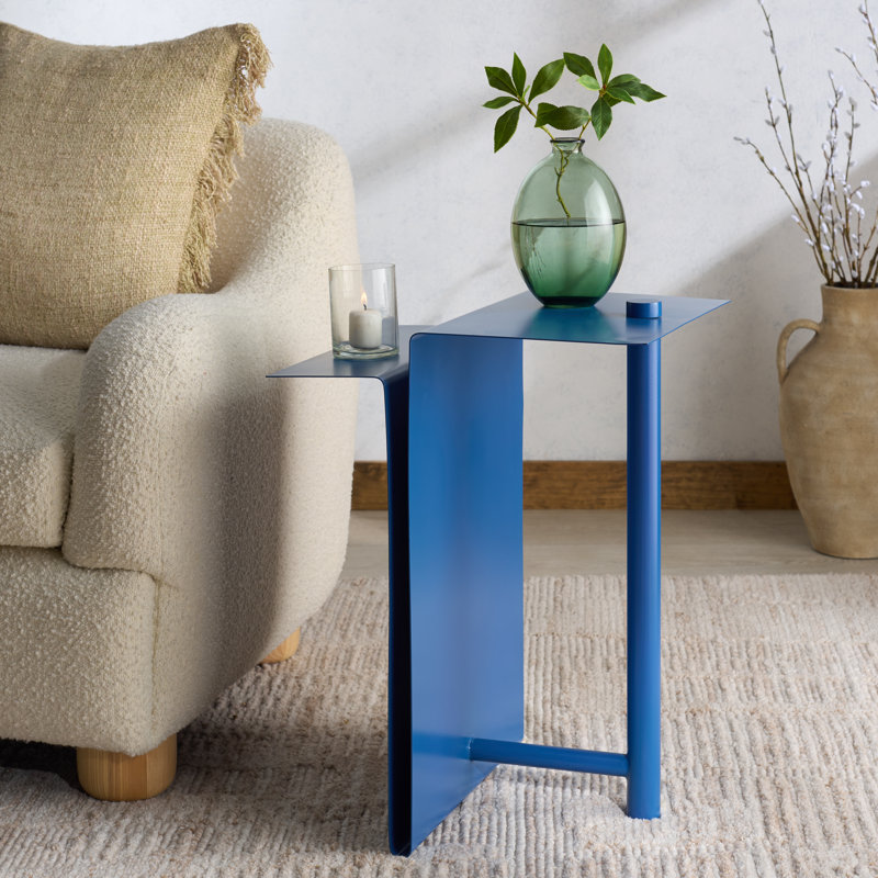 Table d'appoint Aldwyn, Bleu
