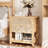 Modern Farmhouse 2-drawer Nightstand Set Of 2 With Open Storage Cubby, Light Oak Finished Accent End Tables