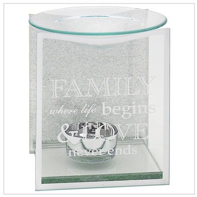 Glass Tabletop Tealight Holder