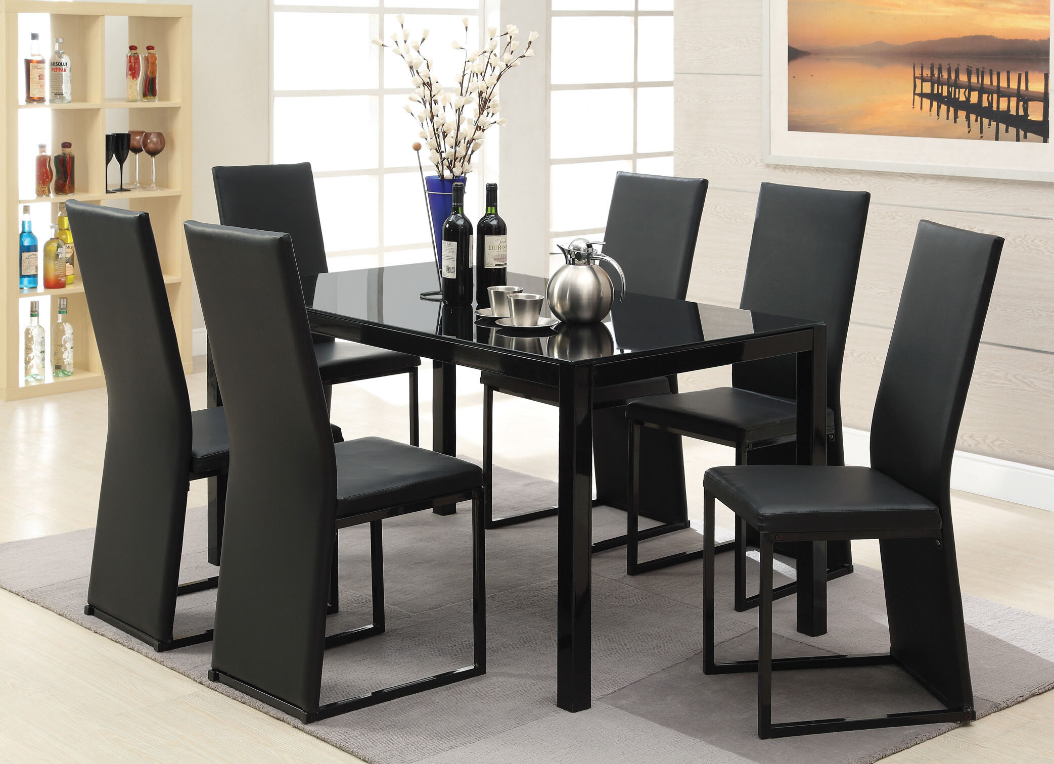 Orren Ellis Delbarton 5 Piece Dining Set & Reviews | Wayfair